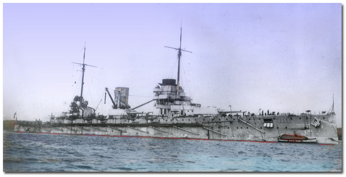 The German battle cruiser, Goeben