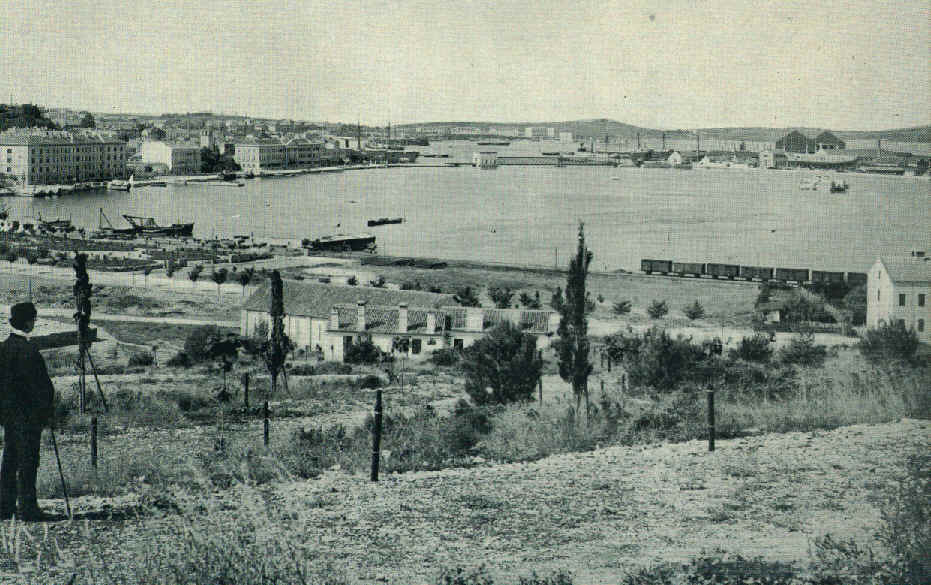 Austrian naval base at Pola