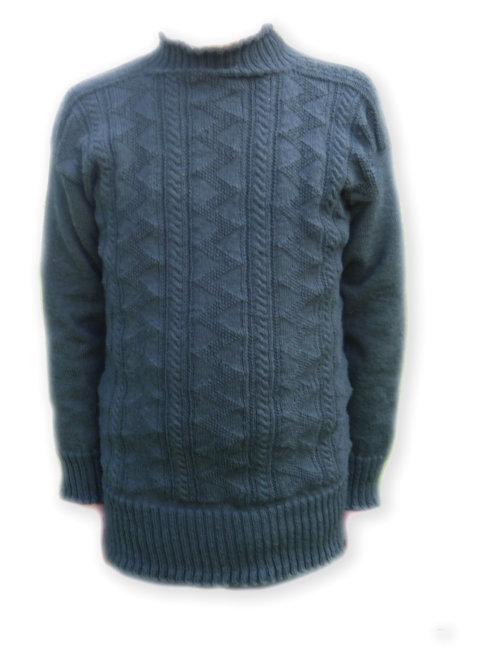 Newbiggin Gansey in �Cinder� 5-ply wool