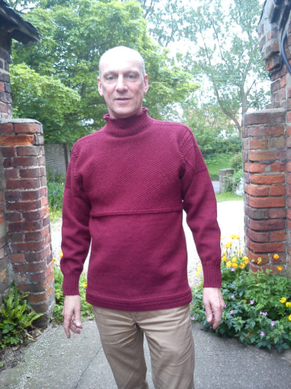 Scarborough pattern in Claret wool